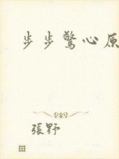 步步惊心原著
