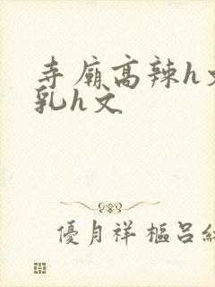 寺庙高辣h文乱乳h文封面