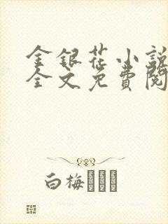 金银花小说在线全文免费阅读