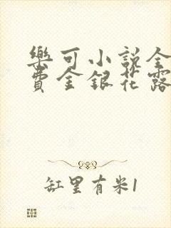 乐可小说全文免费金银花露封面