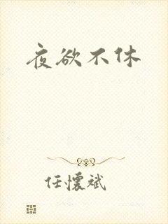 夜欲不休封面