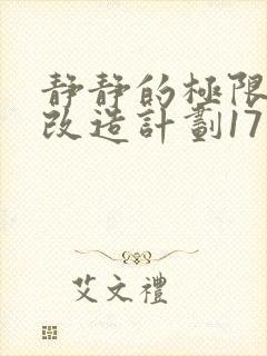 静静的极限自我改造计划17