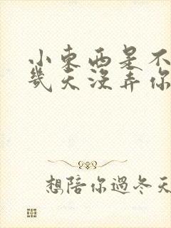 小东西是不是好几天没弄你了封面