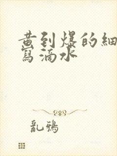 黄到爆的细节描写滴水