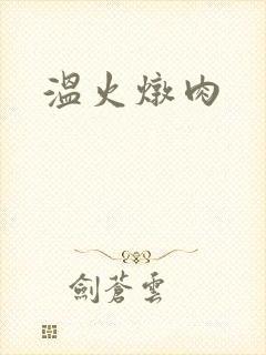 温火炖肉