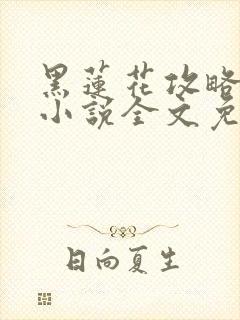 黑莲花攻略手册小说全文免费阅读笔趣阁