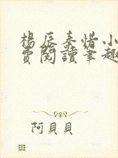 杨辰秦惜小说免费阅读笔趣阁更新封面