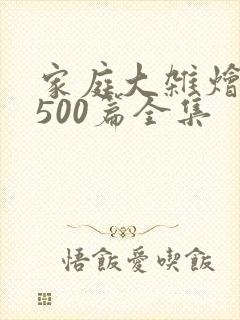 家庭大杂烩小说500篇全集