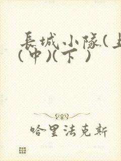 长城小队(上)(中)(下 )