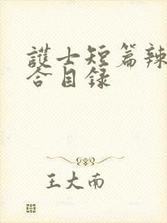 护士短篇辣文集合目录封面