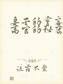 妻子的会客厅 高官的秘密封面