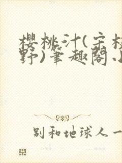 樱桃汁(宋枝江野)笔趣阁小说