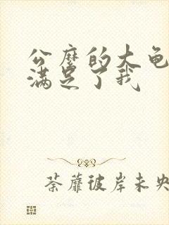 公么的大龟强大满足了我