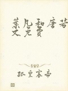 叶凡和唐若雪全文免费