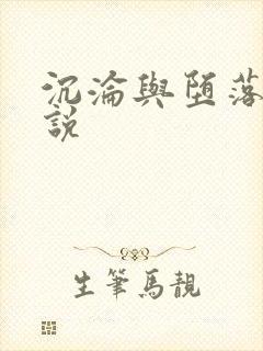 沉沦与堕落的小说