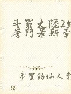 斗罗大陆2绝世唐门最新章节