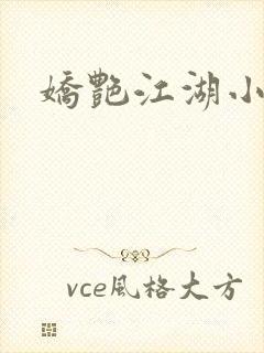 娇艳江湖小说封面