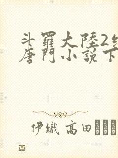 斗罗大陆2绝世唐门小说下载txt封面