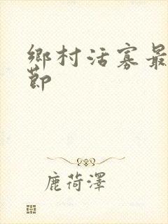 乡村活寡最新章节