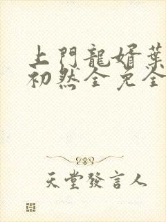 上门龙婿叶辰萧初然全免全集