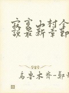 寂寞山村全部小说最新章节