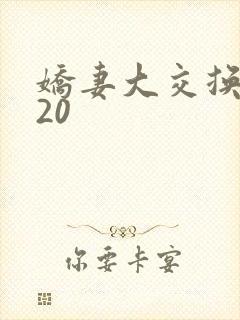 娇妻大交换1一20