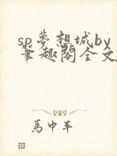 sp梦想城by笔趣阁全文在线阅读封面