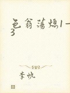 色翁荡熄1—13封面