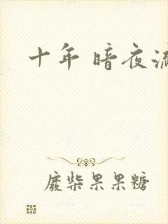 十年 暗夜流光