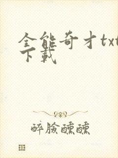 全能奇才txt下载