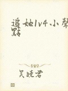 追她1v4小声点封面
