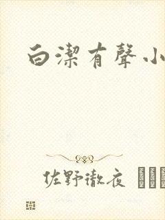 白洁有声小说封面