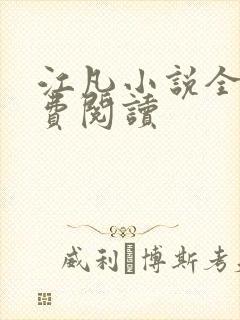 江凡小说全文免费阅读封面