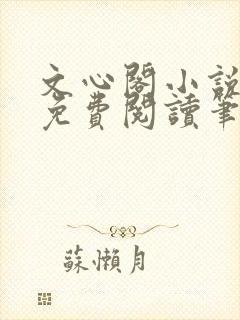 文心阁小说全文免费阅读笔趣阁