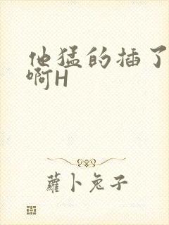 他猛的插了进去啊H