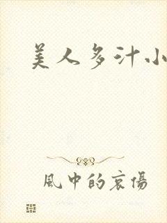 美人多汁小说