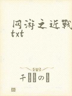 网游之近战法师txt