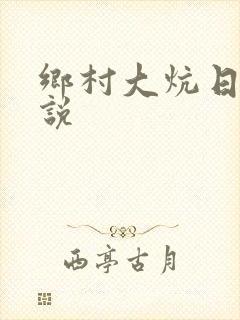 乡村大炕日b小说封面