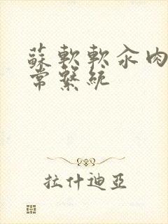 苏软软汆肉的日常系统