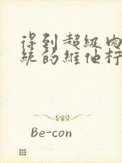 得到超级肉禽系统的维他柠檬茶