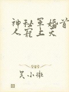 神秘军婚首长大人宠上天