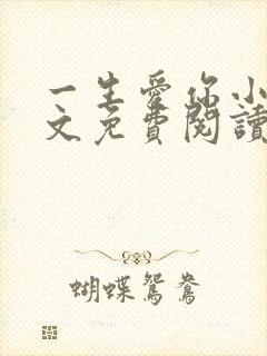 一生爱你小说全文免费阅读无弹窗