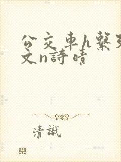 公交车h系列辣文n诗晴