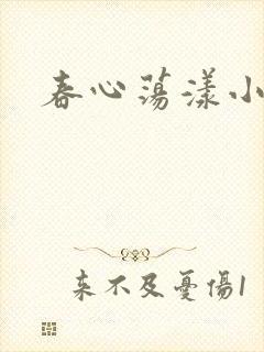 春心荡漾小说