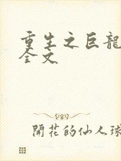 重生之巨龙征母全文