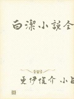 白洁小说全文封面