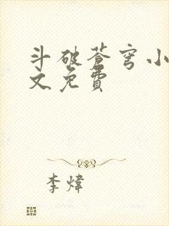 斗破苍穹小说全文免费封面