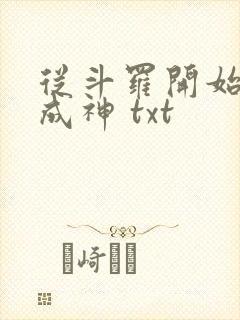 从斗罗开始逆天成神 txt封面