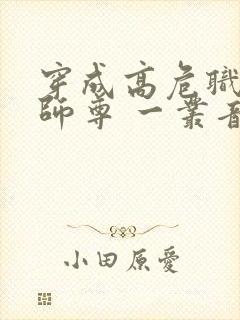 穿成高危职业之师尊 一丛音封面