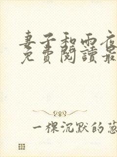 妻子和雨夜小说免费阅读最新章节